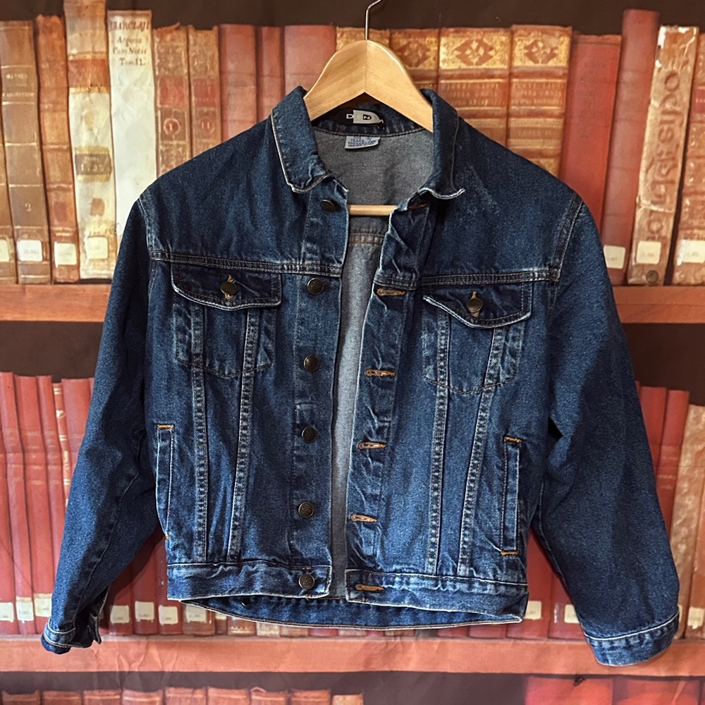 Vintage Denim Jacket Jean Jacket Unisex kids 9/10